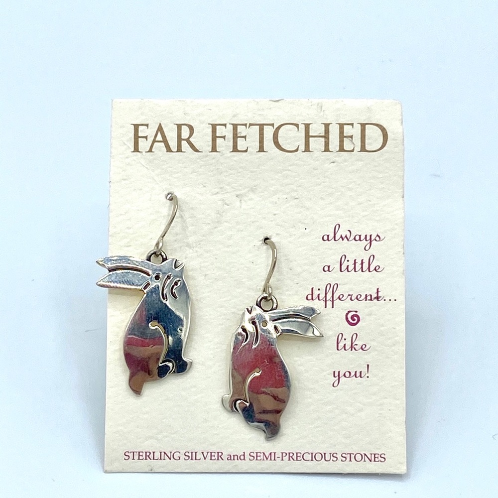 Vintage Far Fetched Bunny earrings